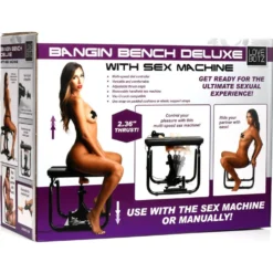 Bangin' Bank de luxe avec machine à sexe multispeed
