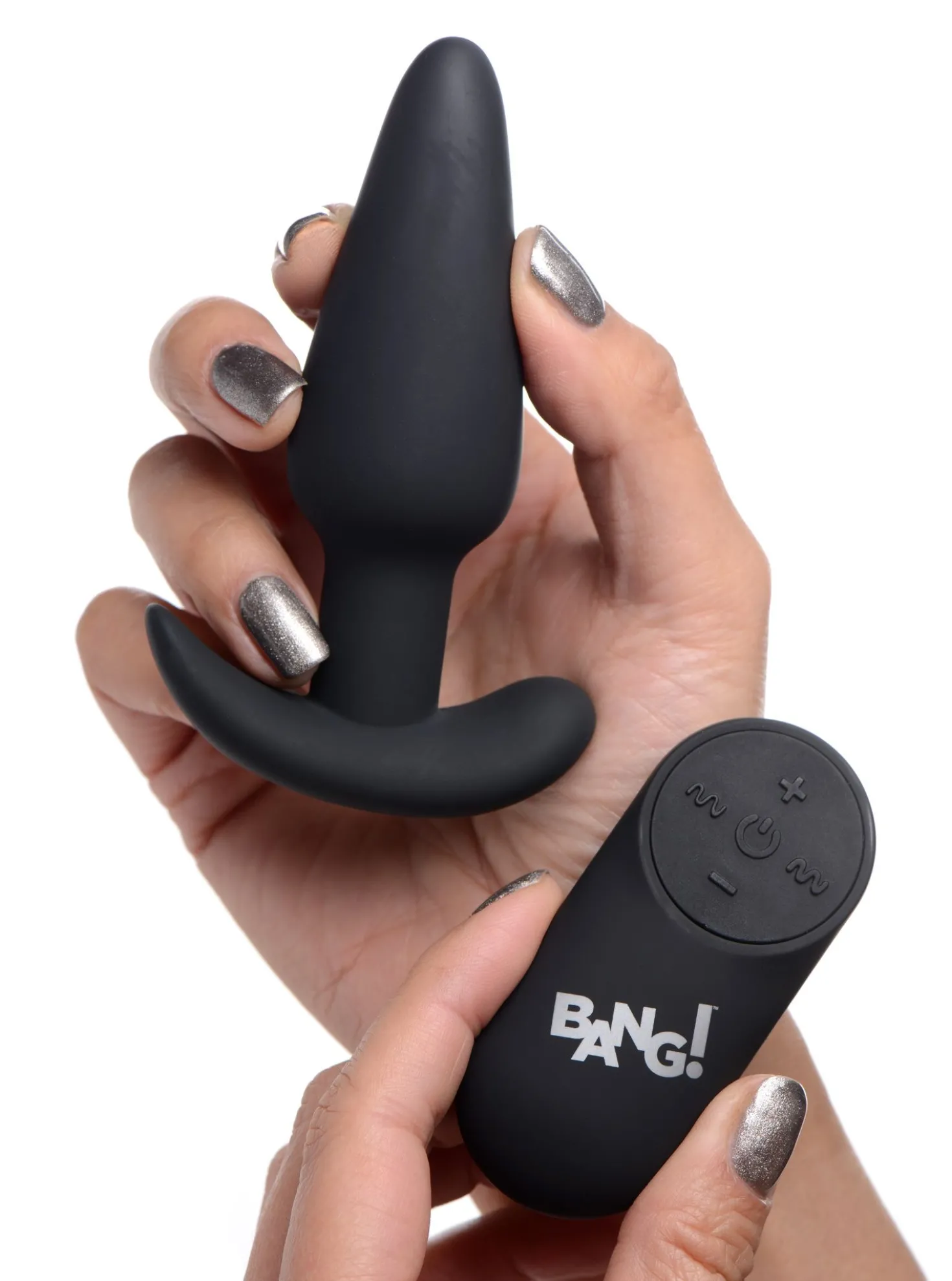 BANG! - Plug Anal Vibrant avec Télécommande -Noir