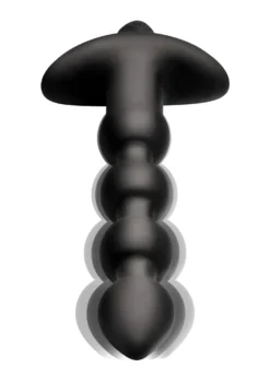 BANG! - 28X Boules Anales Vibrantes en Silicone avec Télécommande - Noir