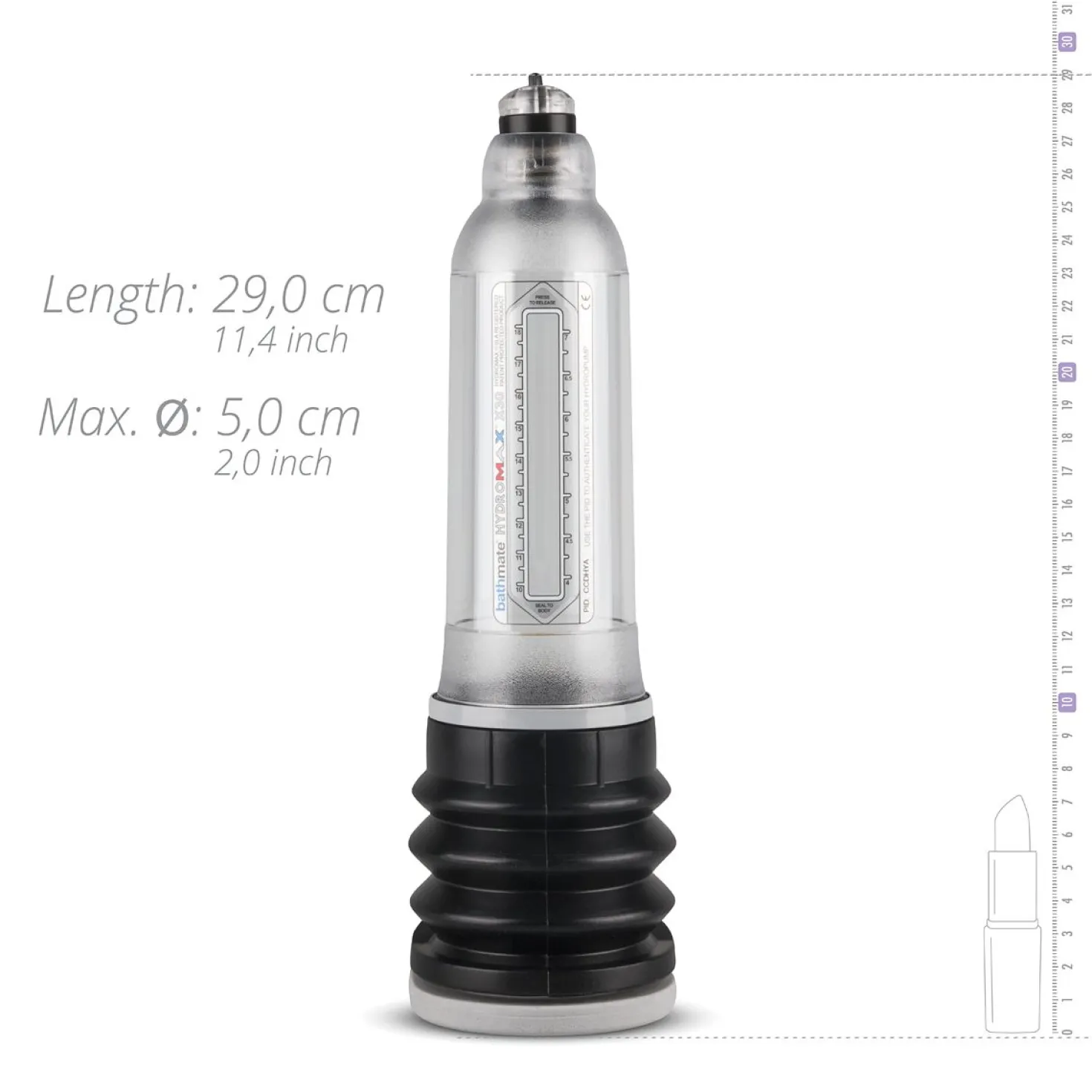 Bathmate - Pompe succion "Hydromax 7" - Transparent