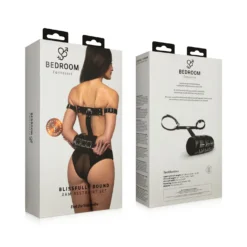 Bedroom Fantasies - Blissfully Bound Menottes pour les bras - Noir