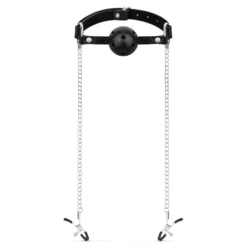 Bedroom Fantasies - Collier avec Laisse - Argent