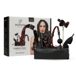 Bedroom Fantasies - Crimson & Ebony - Set de Luxe 8 Pièces