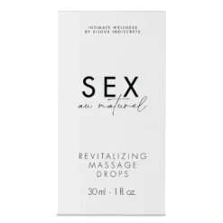 Bijoux Indiscrets – SEX AU NATUREL Gouttes de Massage Intime Revitalisantes – 30 ml