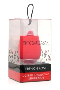 BLOOMGASM - French Rose Stimulateur Léchage et Vibration - Rouge
