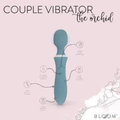 Bloom - The Orchid Vibromasseur Wand - Technologie Swipe