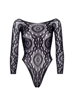 Body en dentelle Goddess - Noir