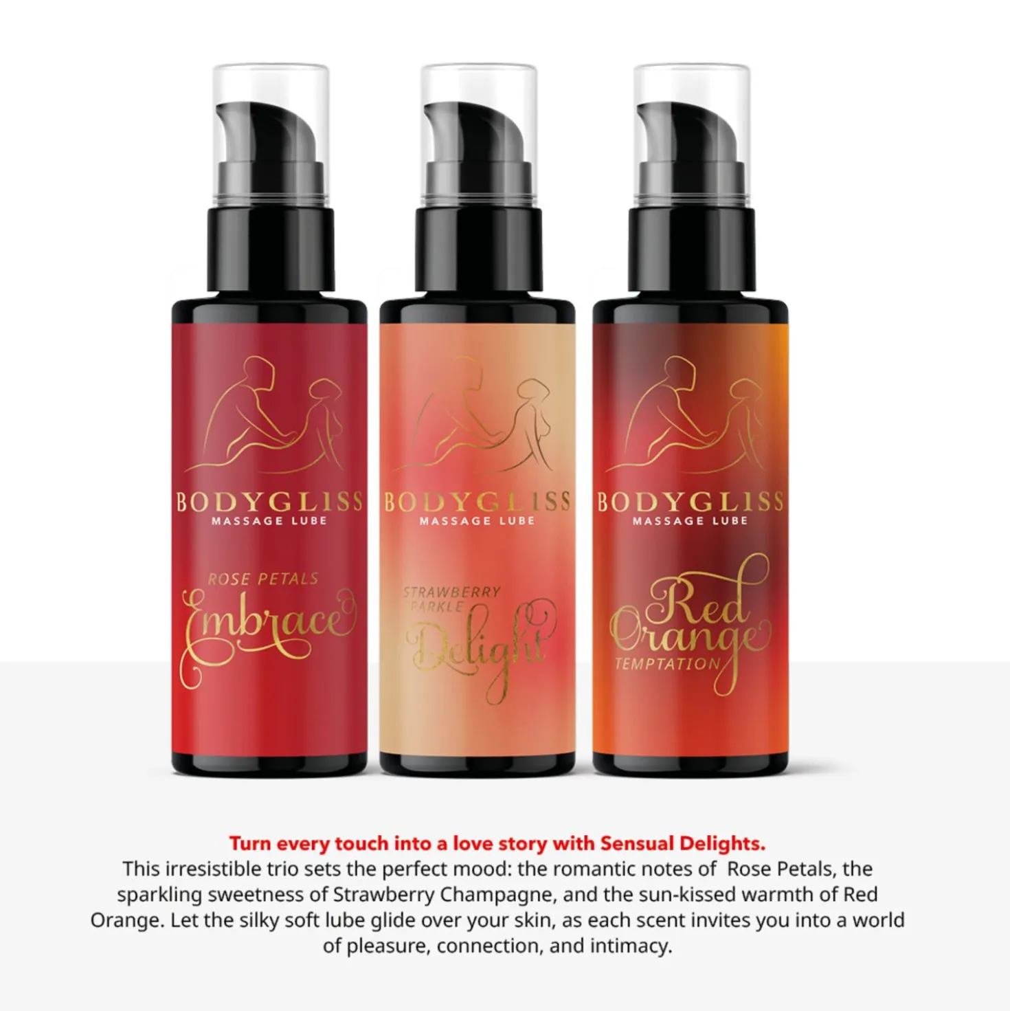 BodyGliss - Édition Voyage 3-pack - Sensual Delight