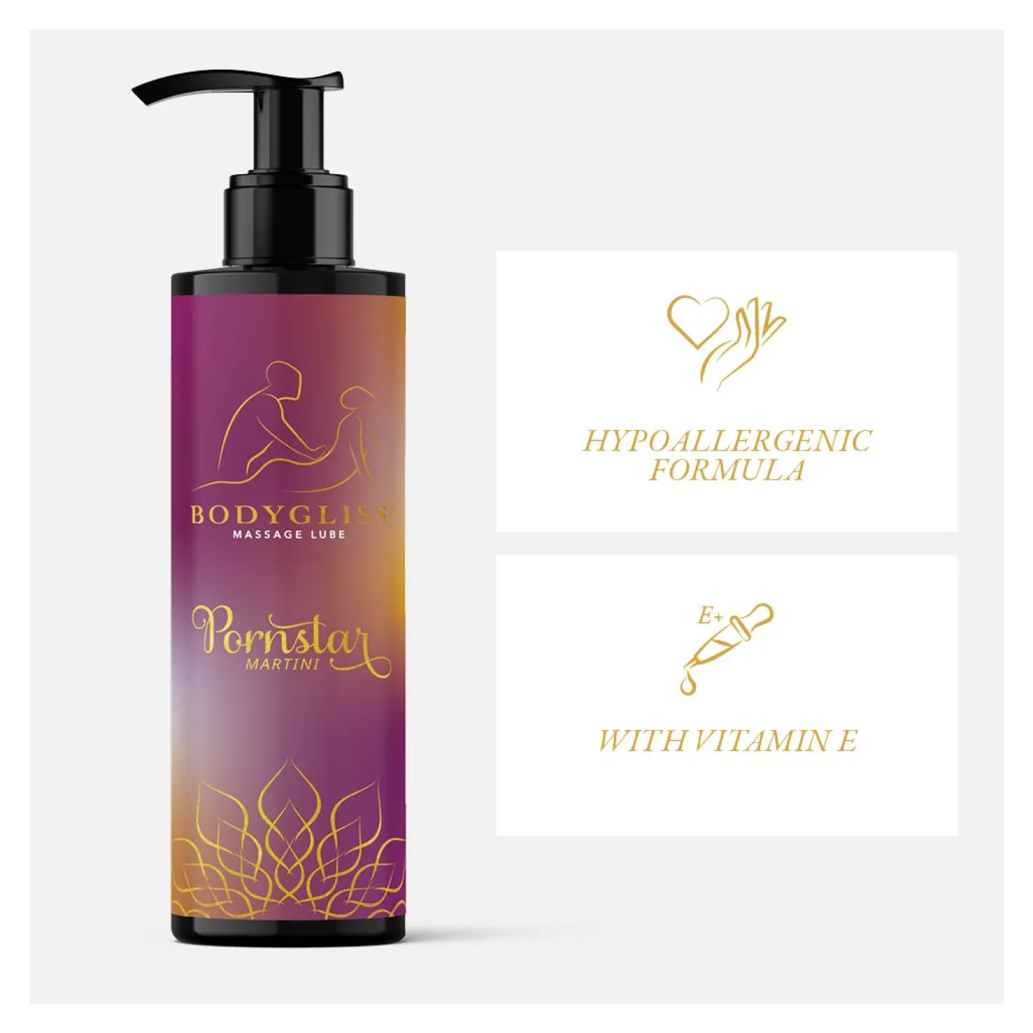 BodyGliss - Huile de Massage et Lubrifiant en 1 Pornstar Martini - 150 ml