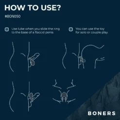 Boners - Anneau vibrant pour le pénis