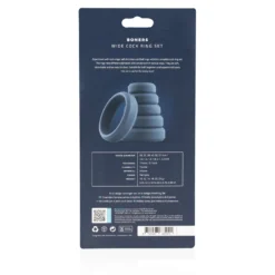 Boners - Lot de 6 anneaux péniens/testiculaires - Silicone