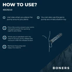 Boners - Pompe à Pénis Automatique avec Masturbateur
