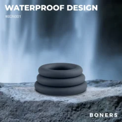Boners - Set de 3 anneaux péniens - Gris
