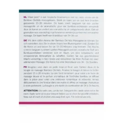 Bougie de massage orchidées en bambou Exotiq - 200 g