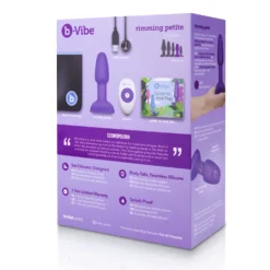 B-Vibe - Rimming Petite Remote Control Plug Purple
