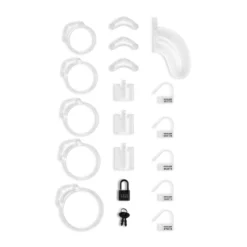 Cage de chasteté Lockdown Transparent - Grand