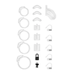 Cage de chasteté Lockdown Transparent - Petit