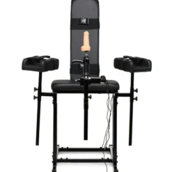 Chaise d'obéissance avec machine à sexe