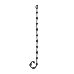 Chaîne de perles anales longue de 105 cm - Noir