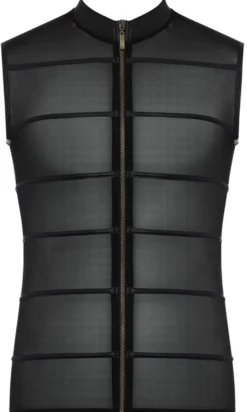 Chemise powernet avec rayures wetlook