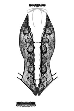 Christine - Body string ouvert à l'entrejambe