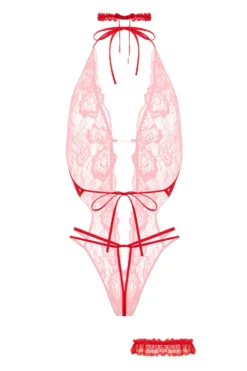 Christine - Body string ouvert à l'entrejambe