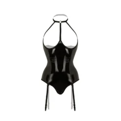 Christine - Dark Desire Body avec bonnets ouverts - Noir