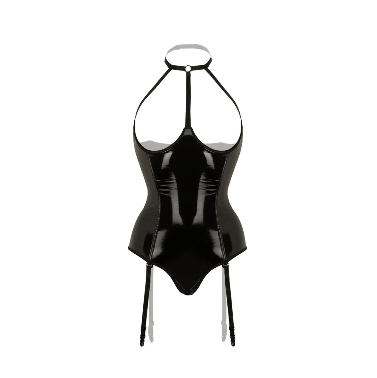 Christine - Dark Desire Body avec bonnets ouverts - Noir