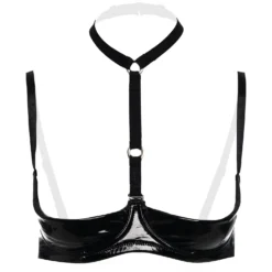 Christine - Dark Desire Soutien-gorge avec bonnets 1/4 - noir