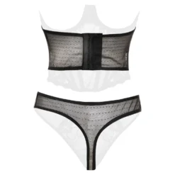 Christine - Demi-Corset & String Alaya - Noir