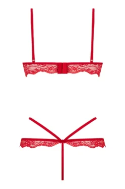 Christine - Ensemble en dentelle Marinka - rouge