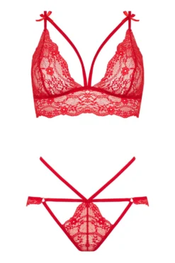 Christine - Ensemble en dentelle Marinka - rouge