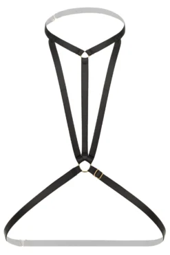 Christine - Harnais à lanières Bralette Obsession - noir