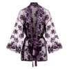 Christine - Kimono en dentelle Graceful - Violet
