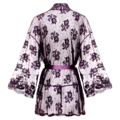 Christine - Kimono en dentelle Graceful - Violet