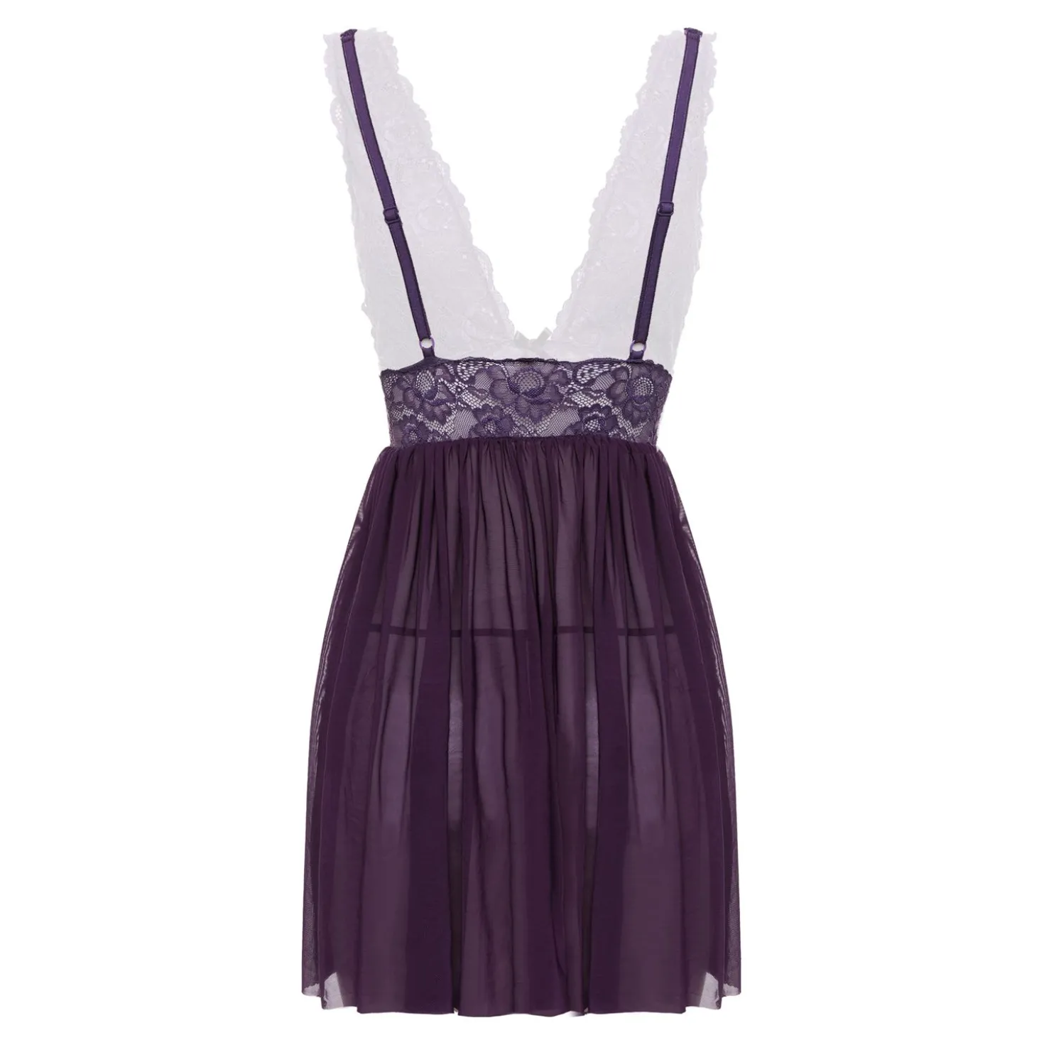 Christine - Nuisette & String Lieve - violet