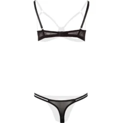 Christine - Offenes BH-Set Sanna - Schwarz