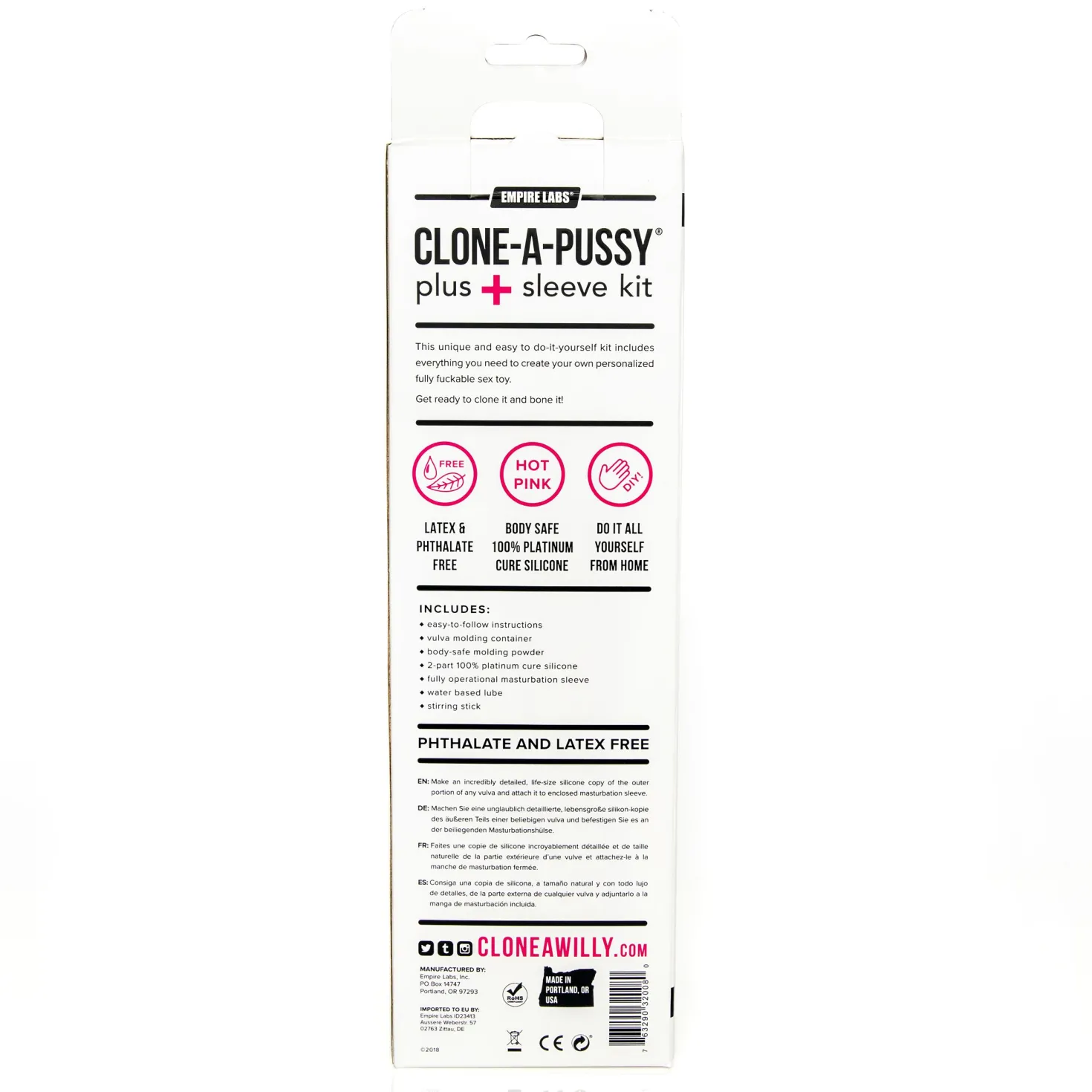 Clone-A-Pussy - Plus Sleeve Kit - Rose