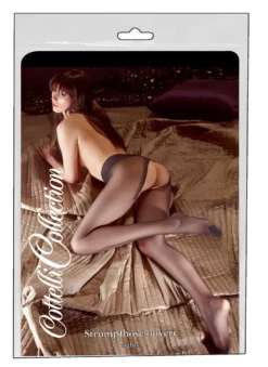 Collants ouverts à l'entrejambe noirs