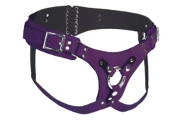 Corset Ceinture Deluxe en Cuir - Violet