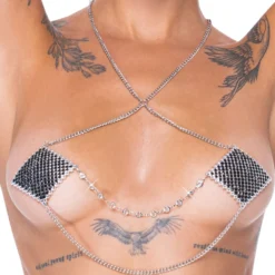 Cottelli Collection – Bijou de Tétons Chaîne – Argenté