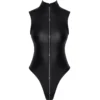 Cottelli Collection - Body String à Col Montant - Noir