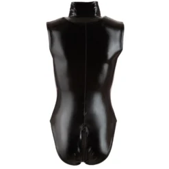 Cottelli Collection - Body wetlook avec longue fermeture éclair