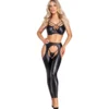 Cottelli Collection – Chaps & String – Noir