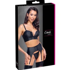 Cottelli Collection – Ensemble Avec Fermeture Strass – Noir