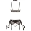 Cottelli Collection - Ensemble soutien-gorge de bondage