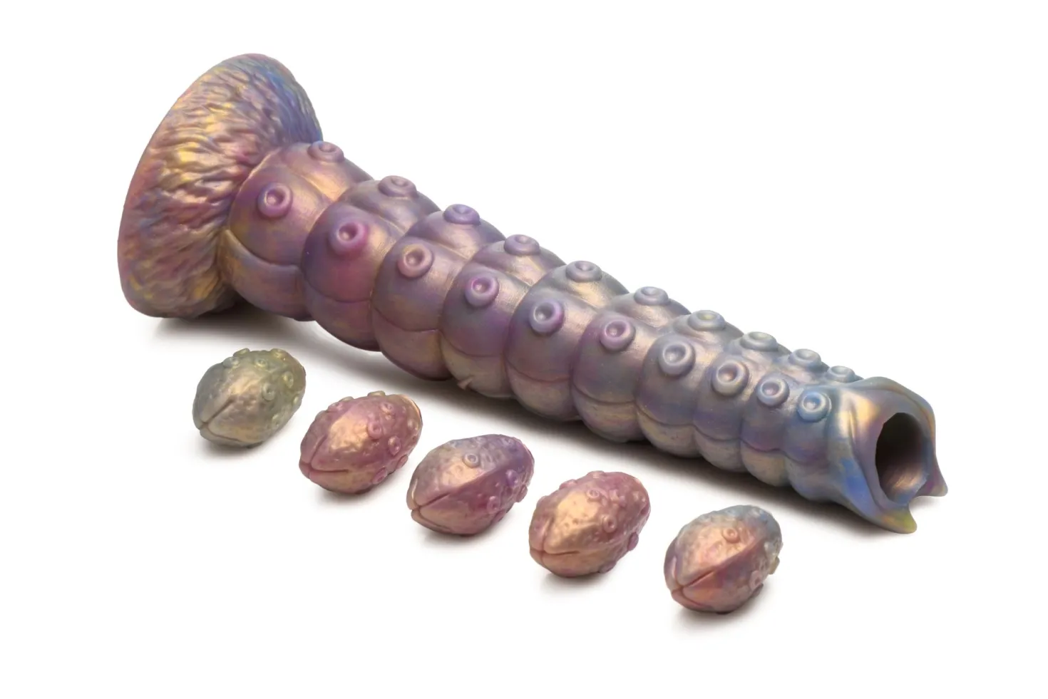 Creature Cocks - Gode en Silicone Tentacule Ovipositor Profond avec Œufs