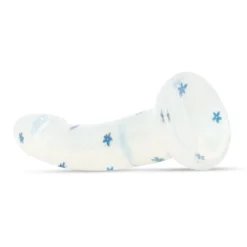 Dildo Collection Blossom Bliss Dildo – Design Bleu à Paillettes 19 cm