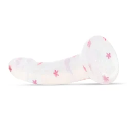 Dildo Collection Flower Power Dildo – Design Rose à Paillettes 15 cm