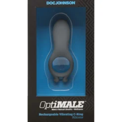 Doc Johnson - OptiMALE Anneau Vibrant Rechargeable - Gris